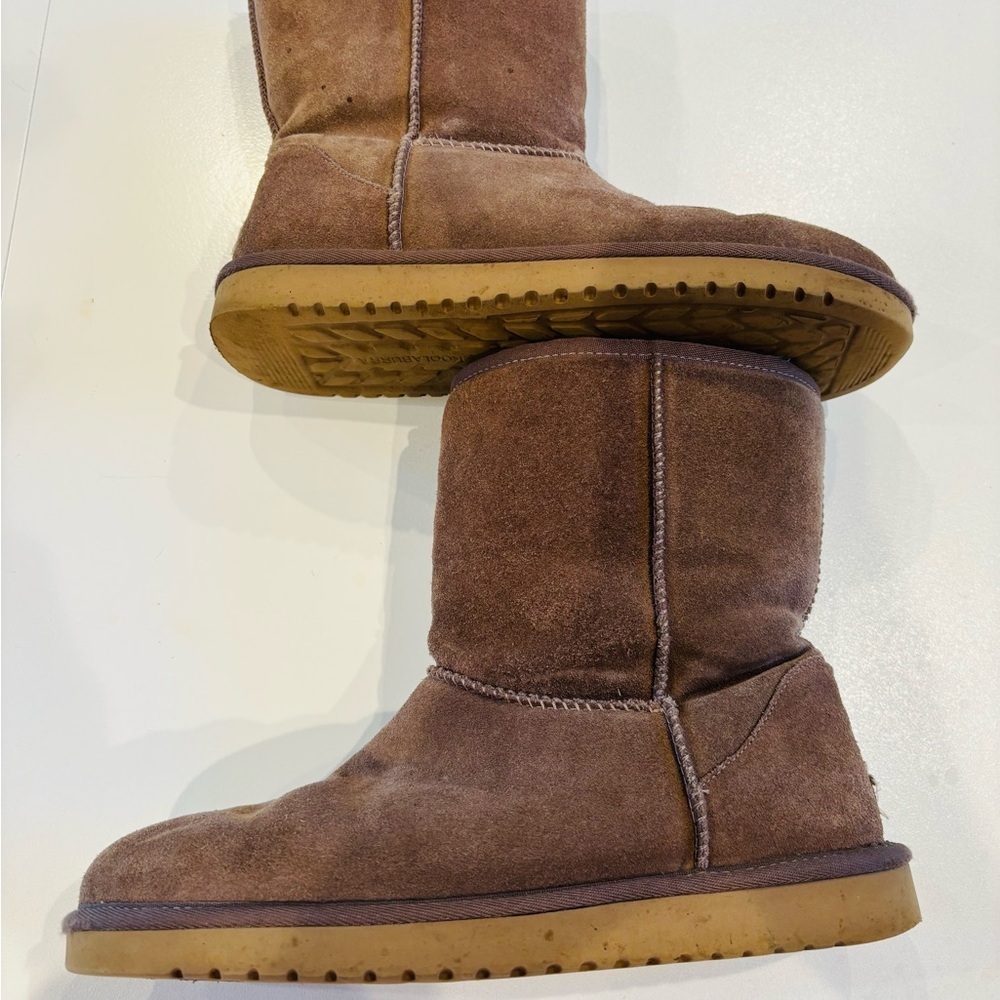 UGGS Koolaburra Chestnut Suede Ankle Boots size 10 - Picture 3 of 9